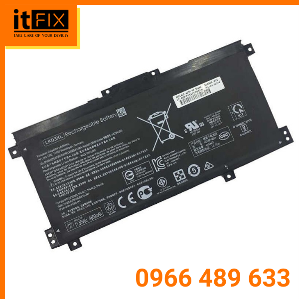 7XINbox 16 Cables FM08 Laptop Battery Replacement for HP Omen 17-AN013TX 17-AN014TX 17-AN014NG TPN-Q195 922753-421 922977-855 HSTNN-LB8B [86Wh 5973mAh 14.4V