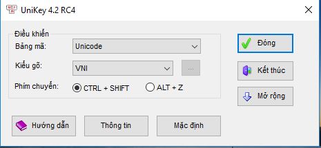 unikey nên có khi cài win