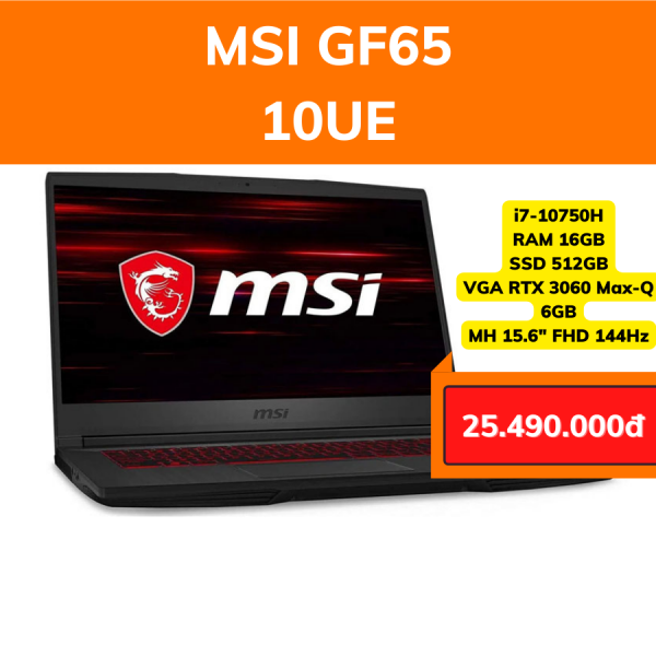 MSI GF65 10UE i7