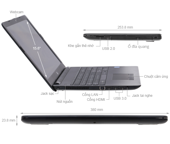 Thông số hp 15bs571TU